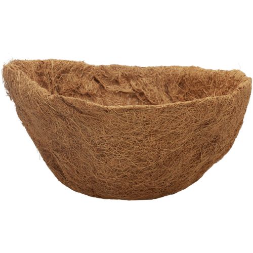 Kukkakulho pyöreä, luonnonkuitukulho, kookoskasvikulho noin 30cm