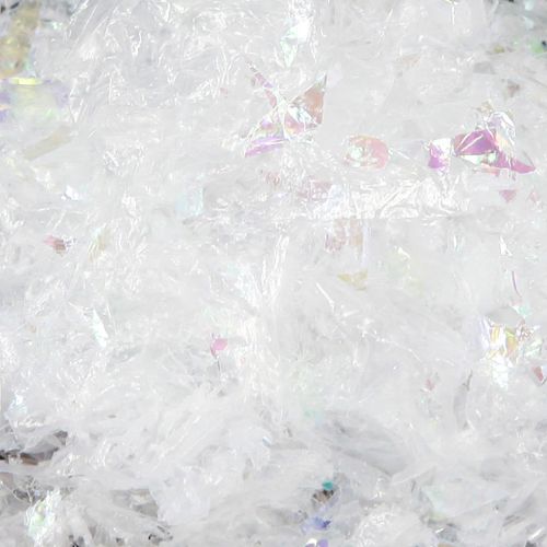 kohteita Koristeelliset lumihienot lumihiutaleet irisoivat 2,5L×4kpl
