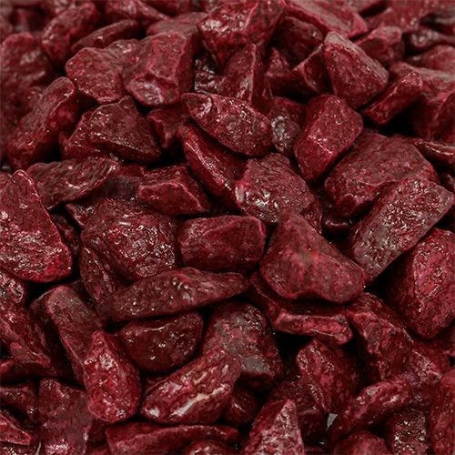 Floristik24 Koristekivet 9mm - 13mm 2kg Burgundy
