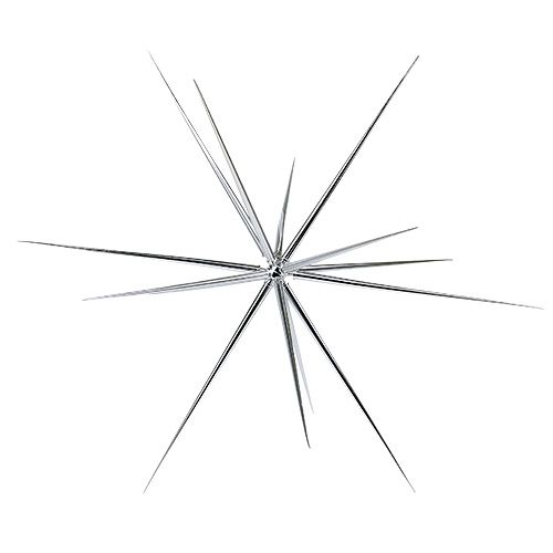 Floristik24 Koristeellinen tähti suuri ripustettavaksi 55 cm hopeaa