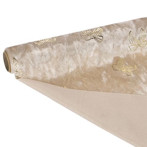 Pöytäliina, koristeellinen kangas, kuviollinen, leveät rusetit, 35x120cm, 2 kpl | Floristik24.fi