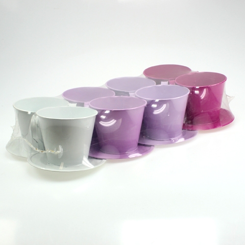 Floristik24 Koristeellinen kuppi lautasella. Ø12cm K10cm 8kpl.