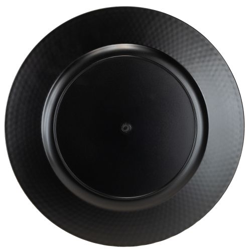 kohteita Koristelautanen pyöreä muovinen koristelautanen hopea Ø33cm