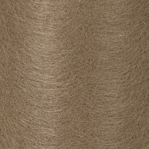 Pöytäkoriste, ruskea, kuitukangasrulla 24 cm x 25 m juhlapöytiin | Floristik24.fi