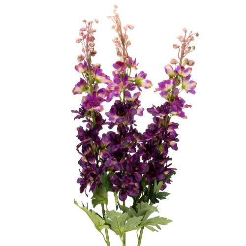 kohteita Koristeellinen delphinium tekokukkana tyylikkäisiin kukka-asenteihin, 79 cm, 3 kpl