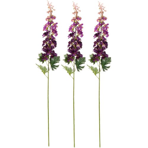 kohteita Koristeellinen delphinium tekokukkana tyylikkäisiin kukka-asenteihin, 79 cm, 3 kpl
