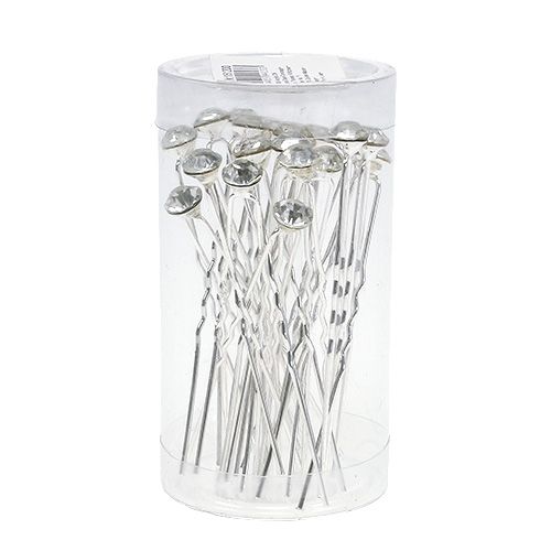 Floristik24 Timanttineula häähopeaa Ø8mm L7cm 20 kpl