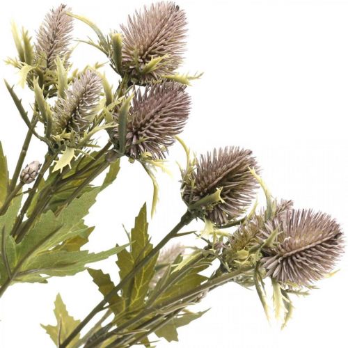 Floristik24 Ohdake keinotekoinen violetti koristeellinen haara 10 kukan päät 68cm 3kpl 3kpl