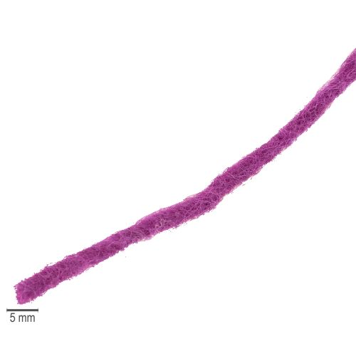 kohteita Violetti villalanka, 55m, koristeellinen naru kukkakauppoihin ja askarteluun