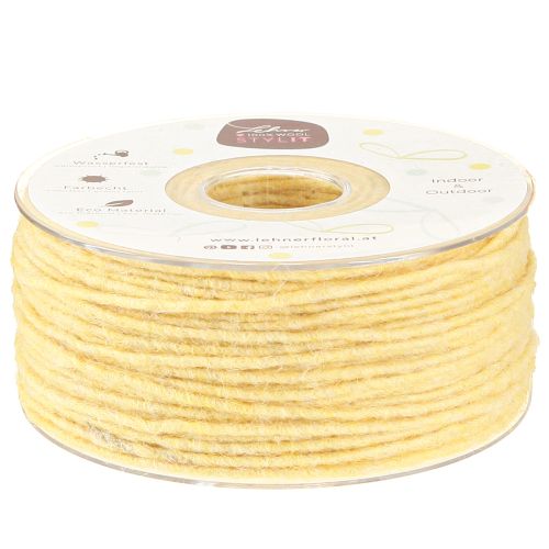 kohteita Wick lanka villalanka huopanauha villalanka keltainen Ø3mm 100m