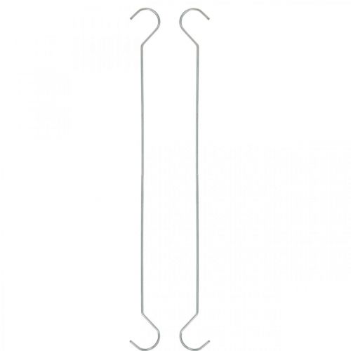 kohteita Metallikoukku, kaksoiskoukku hopea M L30cm 5kpl