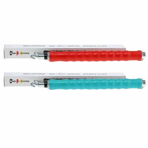 Floristik24 Poralaite DrillMaster vaijeripora Twister punainen tai sininen 31cm