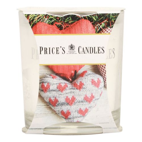 Floristik24 Tuoksukynttilä lasissa tuoksukynttilä Jouluvalkoinen H8cm