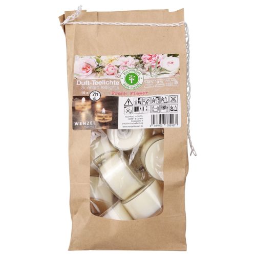 kohteita Tuoksuiset teekynät Fresh Flower tuoksuvat teekynät valkoiset Ø25cm 7h 18 kpl
