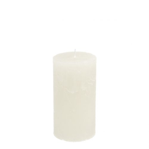 kohteita Yksiväriset kynttilät valkoiset 50x100mm 4kpl