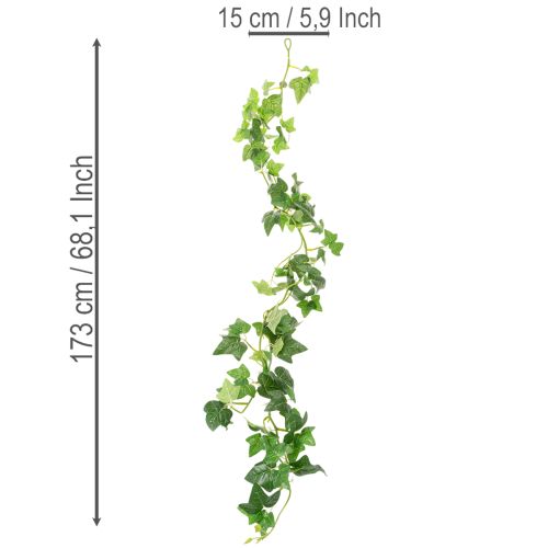 Keinotekoinen murattiseppele huoneen sisustukseen 173cm | Floristik24.fi