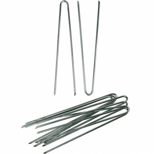 Floristik24 Ivy Pins 80mm Galvanized Florist Pins 400g