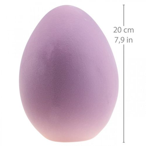 Pääsiäismuna koriste muna muovi violetti parvi 20cm