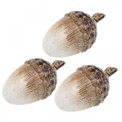 Koriste tammenterho luminen keraaminen koriste syksy 14×7,5×7,5cm 3kpl