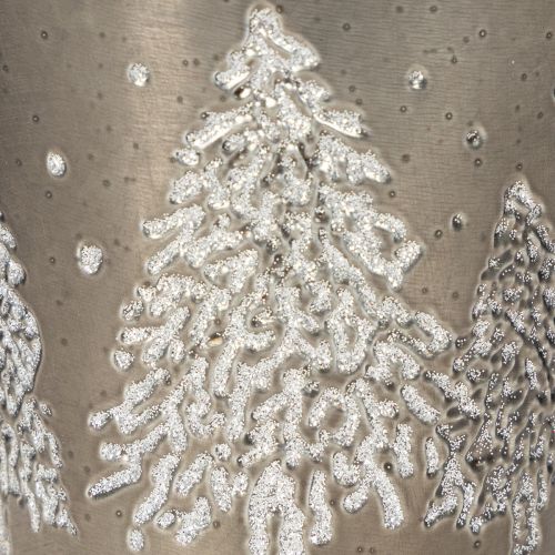 Koristeellinen ämpäri kuusilla ja puisella kahvalla, 13 cm | Floristik24.fi
