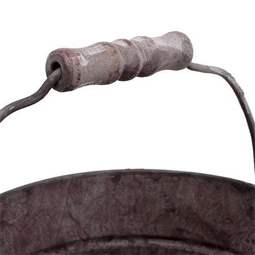 Floristik24 Kauha Sinkki Ø15cm K12cm Purppura pesty