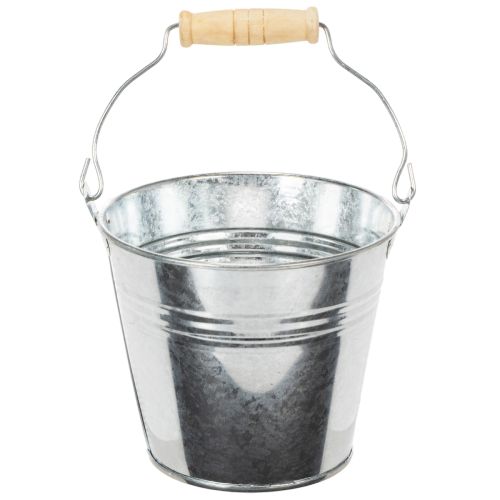 Ämpäri Ø12cm K10cm 8 kpl. Sinkkiä, kiiltävä ostaa | Floristik24.fi