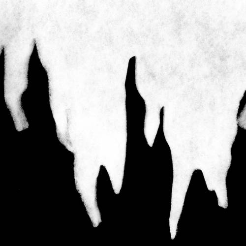 Floristik24 Garland-jääpuikko valkoinen 5m x 33cm