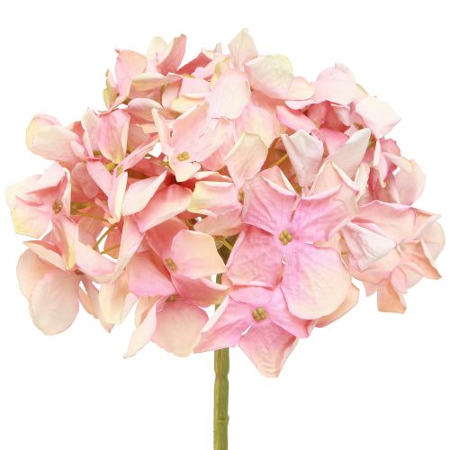 kohteita Tyylikäs keinohortensia pastellin vaaleanpunainen 58cm 2kpl