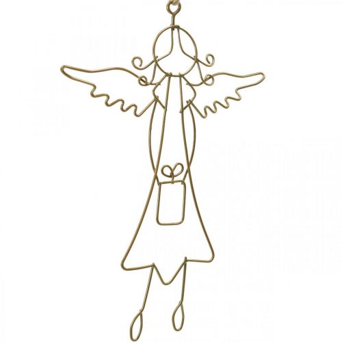 kohteita Enkeliriipus Joulu enkelin lankahahmot kulta 15cm 6kpl