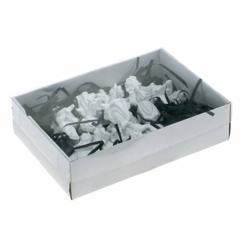 Floristik24 Koristeellinen enkeli instrumenteilla valkoinen H4.5cm 9kpl