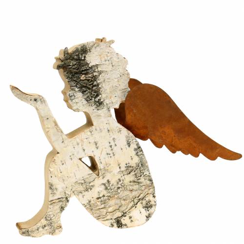 Floristik24 Enkeli puu patina 25cm x 21cm x 3cm