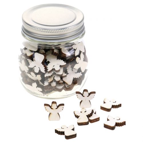 Floristik24 Enkeli lasiluontoon sirotteluun 2cm 100p