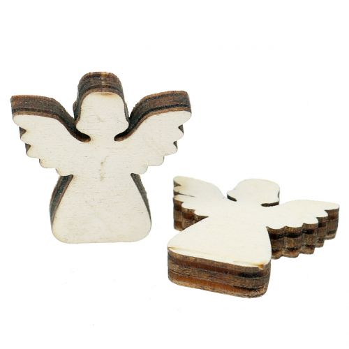 Floristik24 Enkeli lasiluontoon sirotteluun 2cm 100p