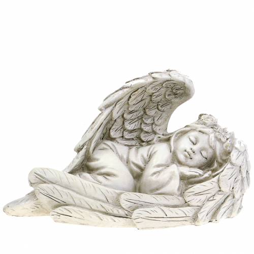 Floristik24 Koristeellinen nukkuva enkeli 18cm x 8cm x 10cm
