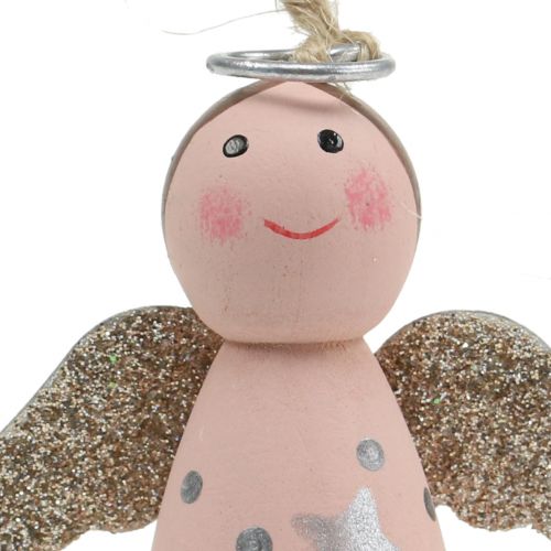 kohteita Angel ripustamiseen pinkki 6cm 6 kpl