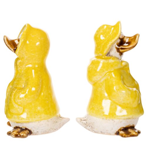 kohteita Ankkahahmot, sadetakki-keraamiset hahmot hauskaan parvekkeen ja puutarhan koristeluun, 11 cm, 4 kpl