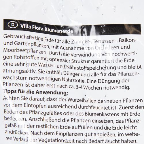 kohteita Villa Flora -ruukkumulla 18 l