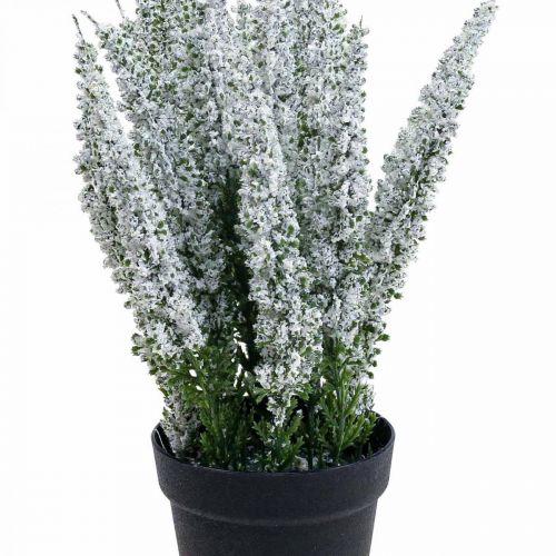 Erika valkoinen kanervan luuta kanervan tekokasvi H26cm