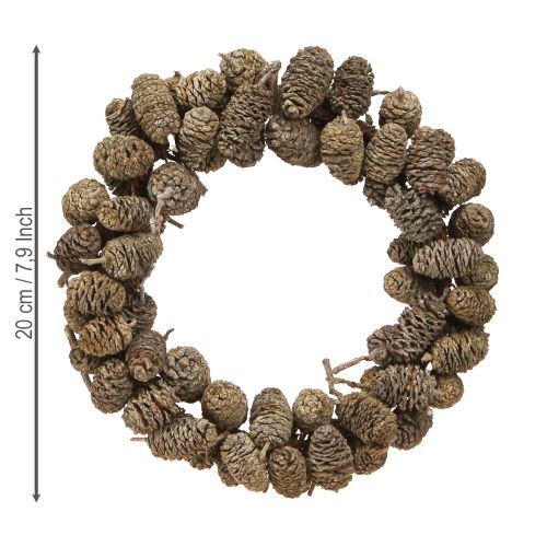 kohteita Leppäkäpyseppele ripustukseen, valkoinen Ø18cm