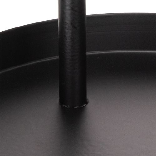Metallinen kaksikerroksinen pyöreä koristetarjotin 58cm | Floristik24.fi