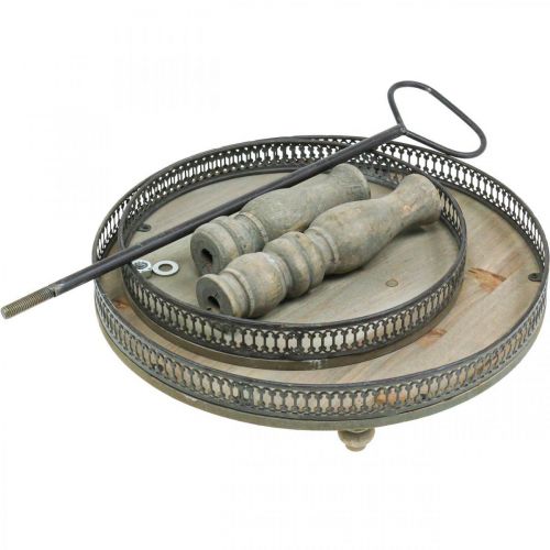 kohteita Deco-kakkuteline Puukasvit Kakkuteline Vintage K47cm Ø34cm