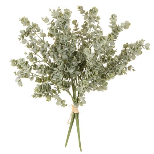 Keinotekoinen eukalyptusoksa, koristeellinen oksa maljakoihin ja kimppuihin, 49 cm, 4 kpl | Floristik24.fi
