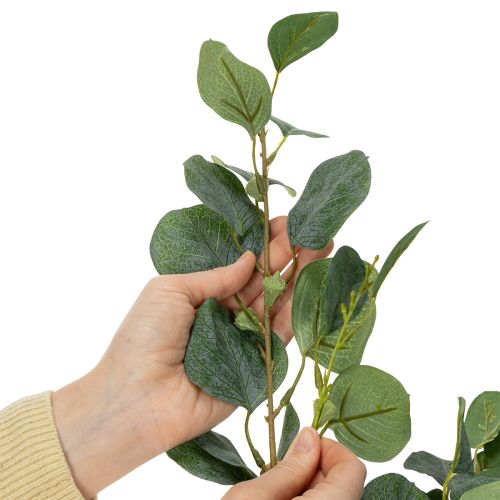 kohteita Keinotekoinen eukalyptuskukka moderniin sisustukseen, 85 cm, 3 kpl
