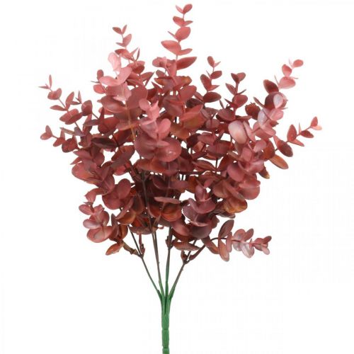 kohteita Syyskoriste eukalyptuksen oksa punainen keinotekoinen eukalyptus 36cm