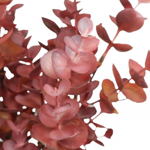 Syksyn koriste Eukalyptus oksa punainen keinotekoinen Eukalyptus 36cm