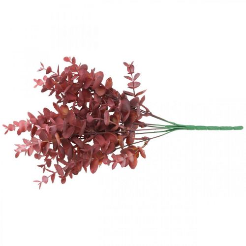 kohteita Syyskoriste eukalyptuksen oksa punainen keinotekoinen eukalyptus 36cm