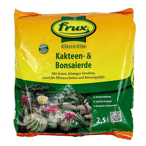 Floristik24 FRUX kaktus- ja bonsai-maa 2,5 litraa