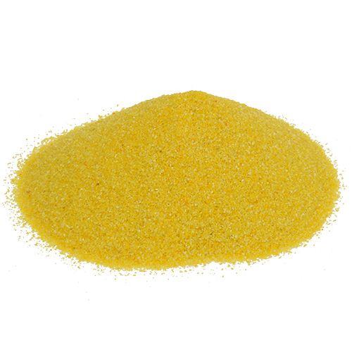 Värillinen hiekka 0,5mm keltainen 2kg
