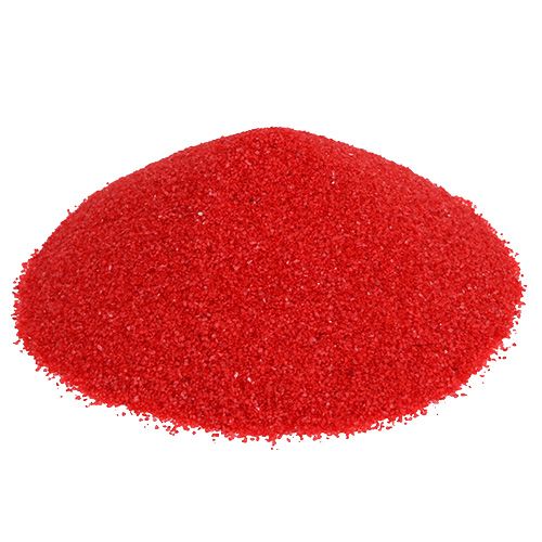 kohteita Väri hiekka 0,5mm punainen 2kg