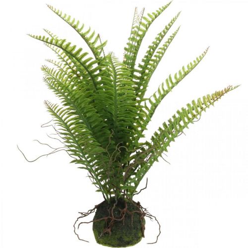 Keinotekoinen saniainen palloilla Vihreä Keinotekoinen saniainen Deco H42cm